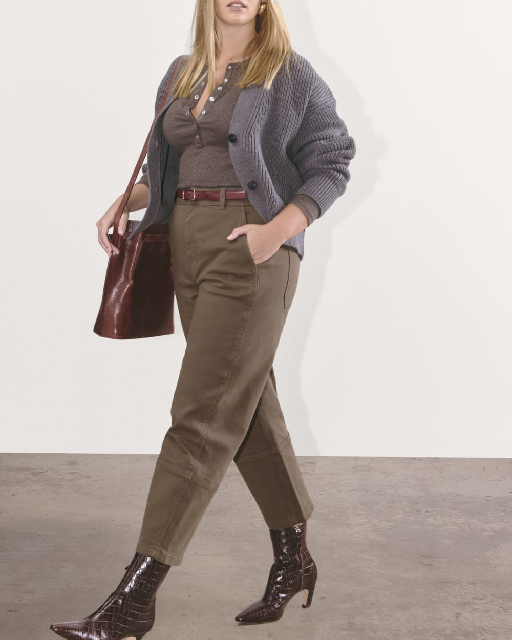 The Utility Barrel Pant | Cocoa | Regular - Image 5