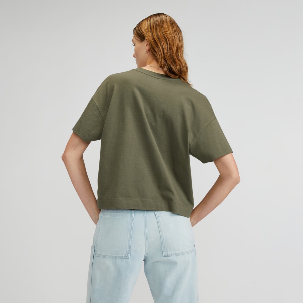The Organic Cotton Slouchy V-Neck | Kalamata - Image 4