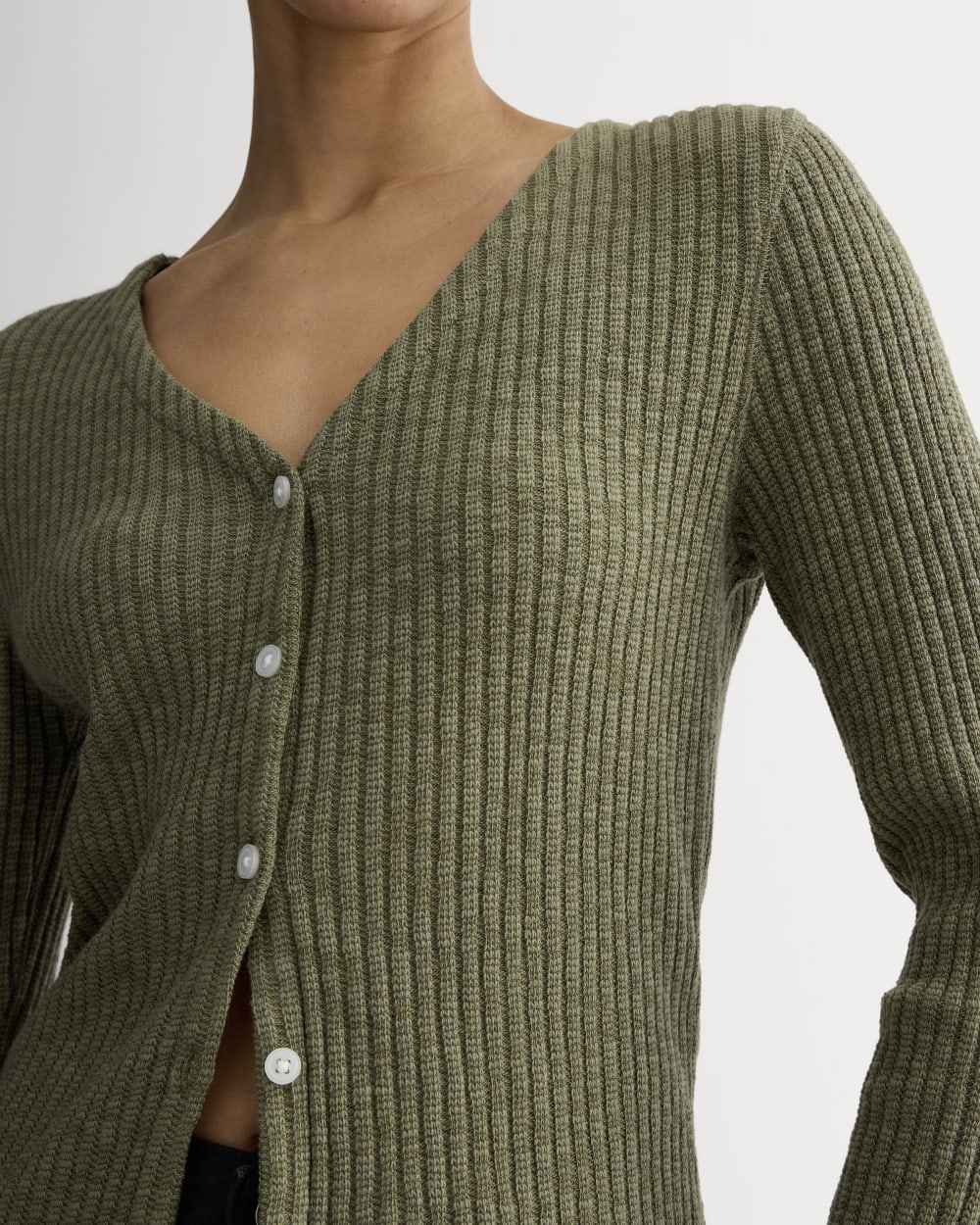 The Cozy Rib Cardigan | Kalamata - Image 4