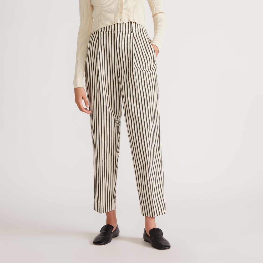 The Draper Tapered Pant in Buttersmooth | Ombre Stripe - Image 3