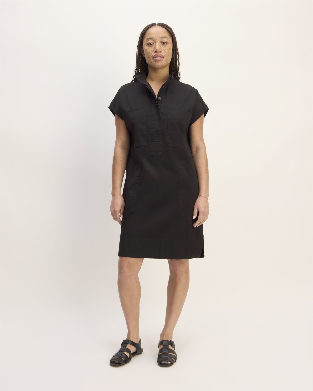 The Easy Workwear Dress | Black - Image 3