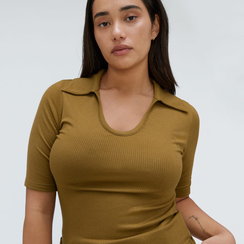 The Super-Soft Short Sleeve Polo | Tapenade - Image 4