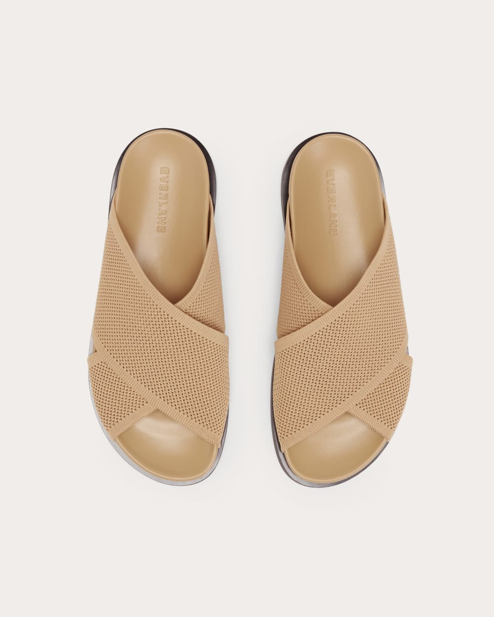 The ReKnit Form Crossover Sandal | Caramel - Image 4