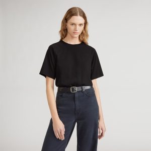 The Organic Cotton Raglan Tee | Black