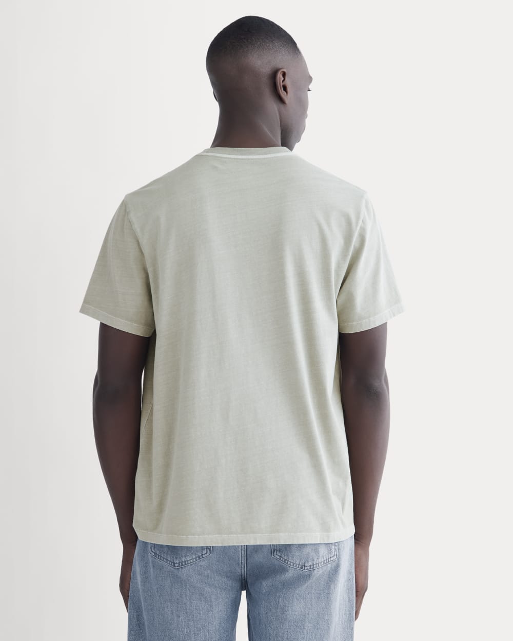 The Essential Organic Garment-Dyed Crew | Seagrass - Image 4