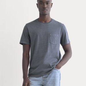The Essential Organic Garment-Dyed Crew | Navy