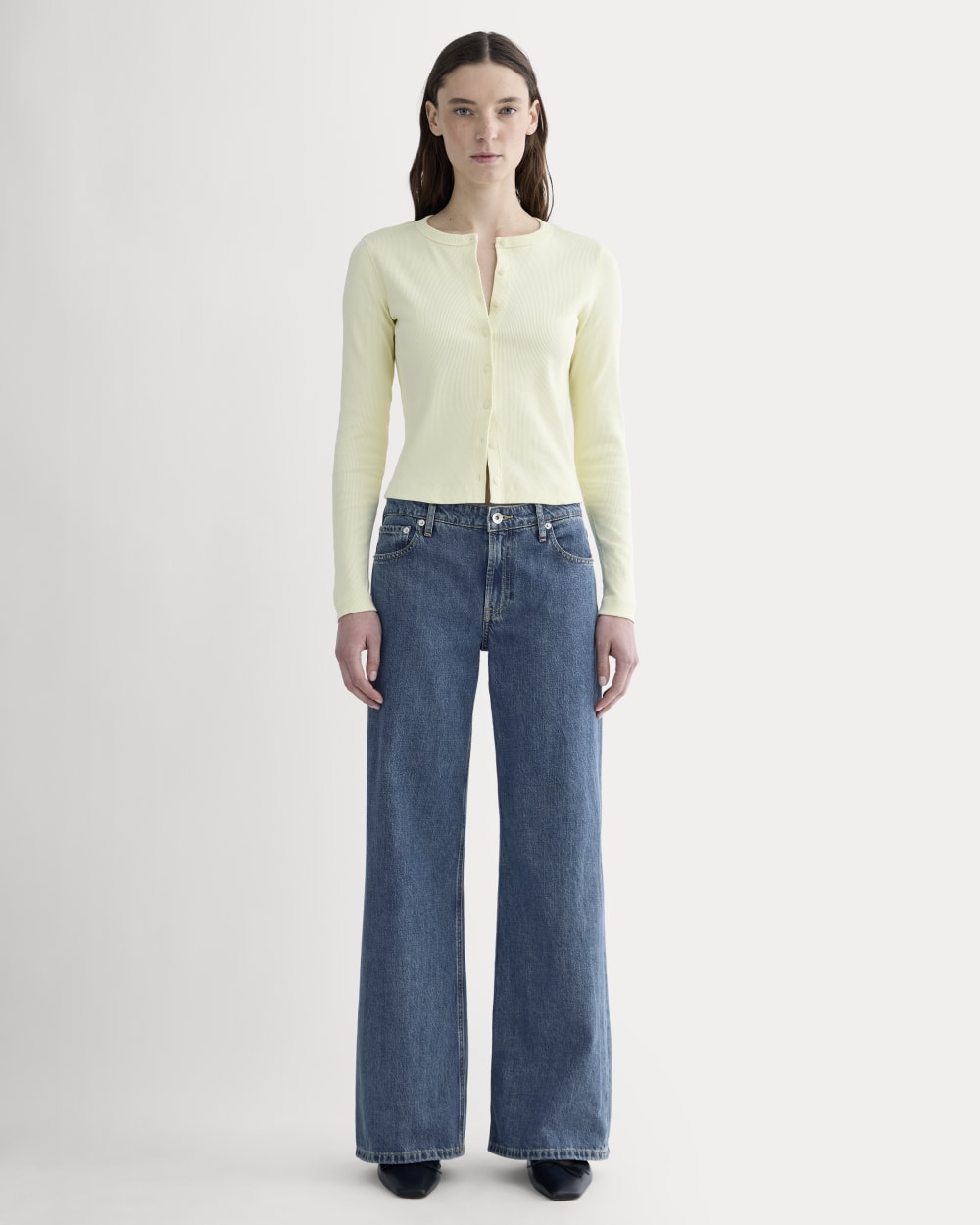 The Selfie Cardigan | Light Yellow - Image 3