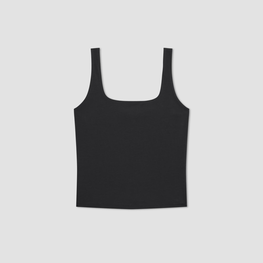 The Supima? Sleeveless Top | Black - Image 2