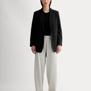 The Off-Duty Barrel Pant | Pale Heather Grey