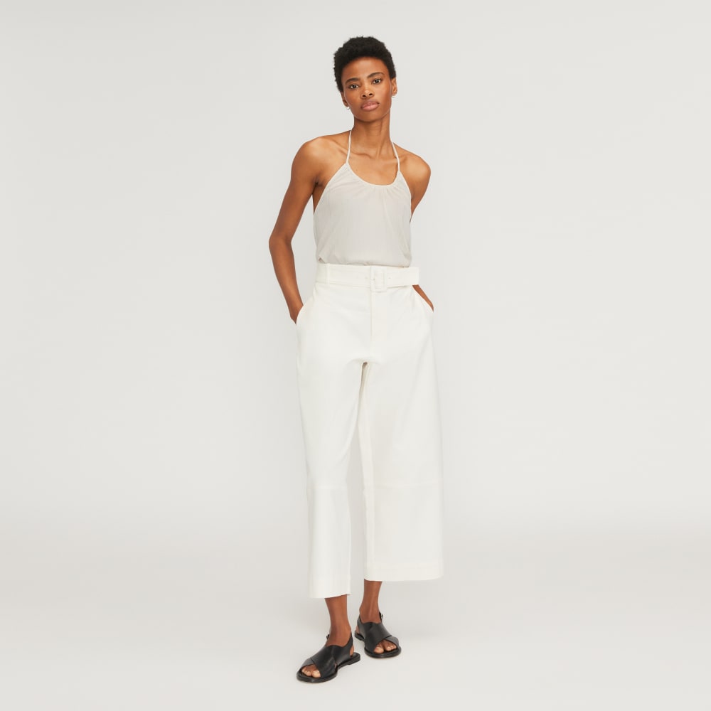 The Rib Soft Knit Halter Top | Bone - Image 5