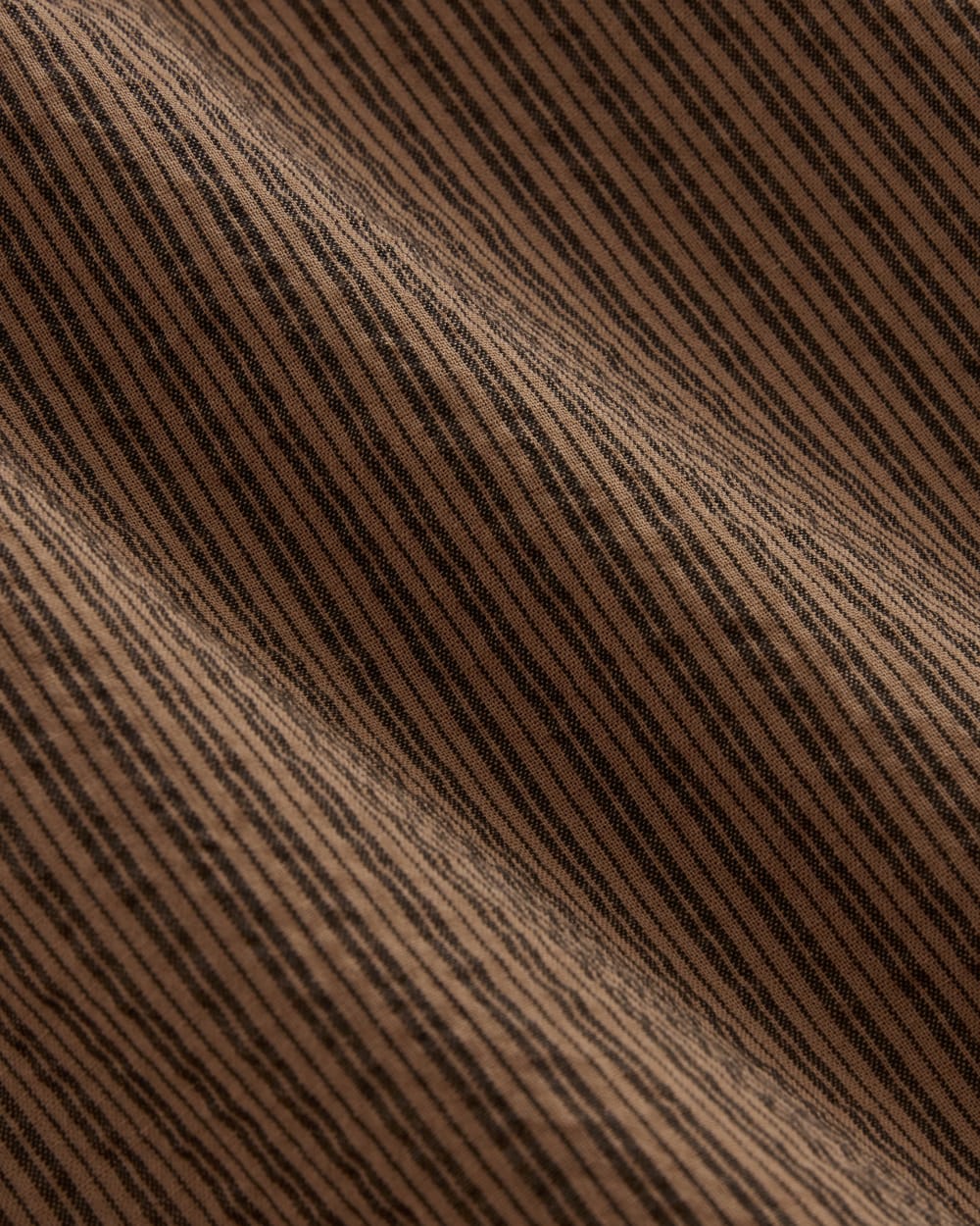 The Gauze Gathered Top | Carob Brown / Black - Image 6