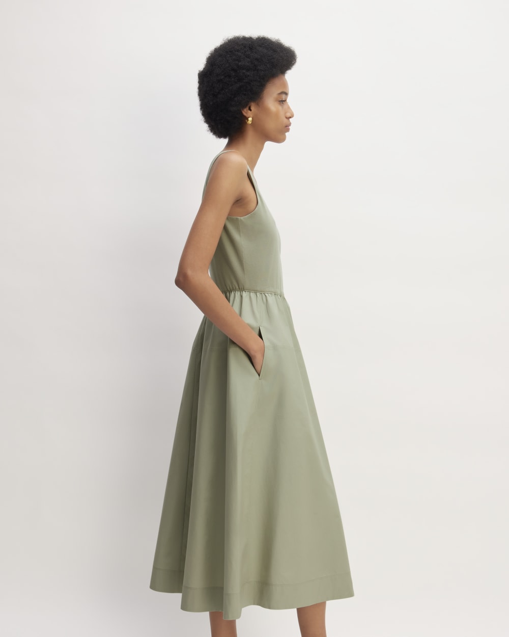 The Supima? Jersey Riviera Dress | Sage Green - Image 3