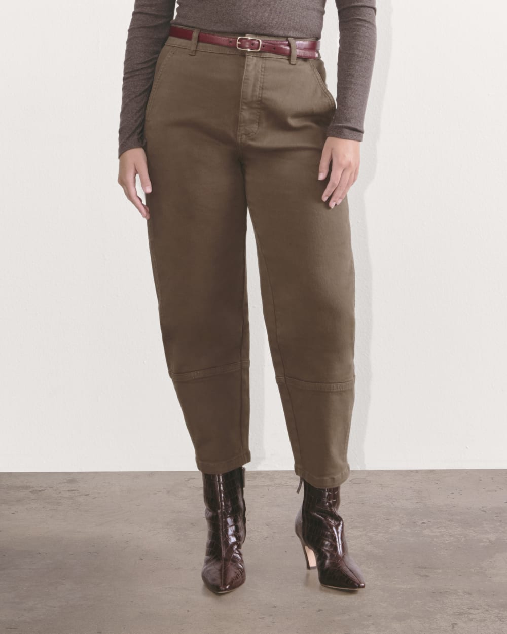 The Utility Barrel Pant | Cocoa | Regular - Image 3