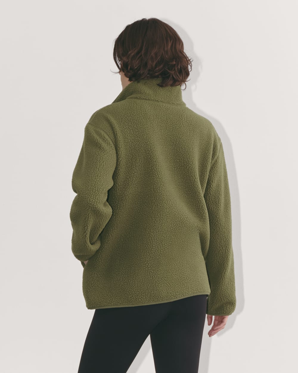 The ReNew Fleece Oversized Half-Zip | Kalamata - Image 5