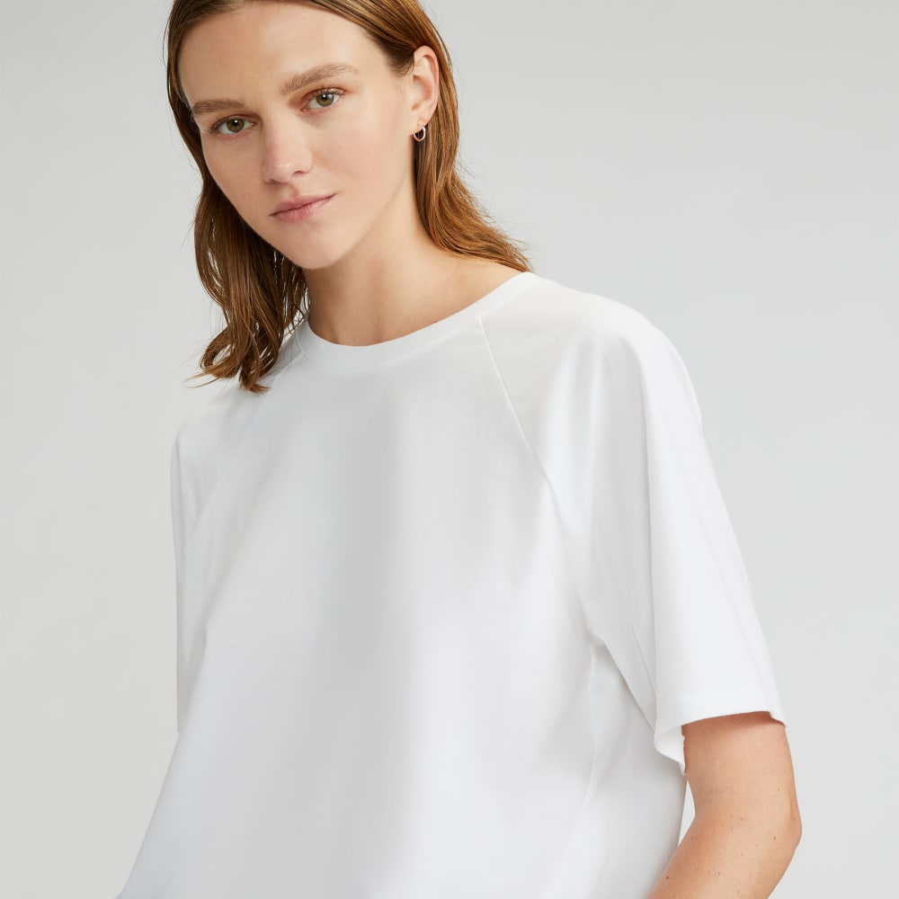 The Organic Cotton Raglan Tee | White - Image 4