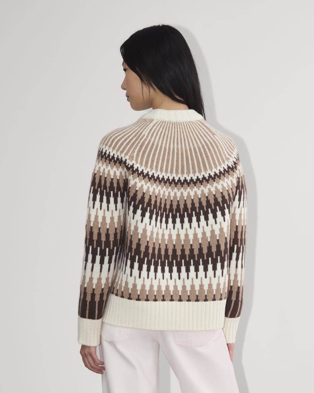 The Fair Isle Crew | Bone / Brown Fair Isle - Image 5