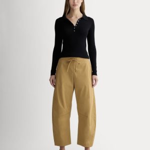 The Easy Barrel Pant | Oak Brown