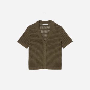 The Crochet Knit Polo | Beech