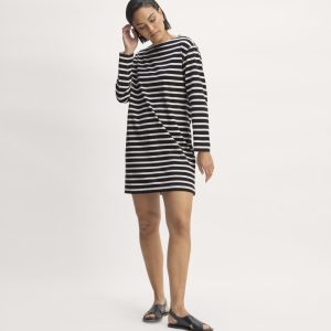 The Mariner Dress | Black / Bone