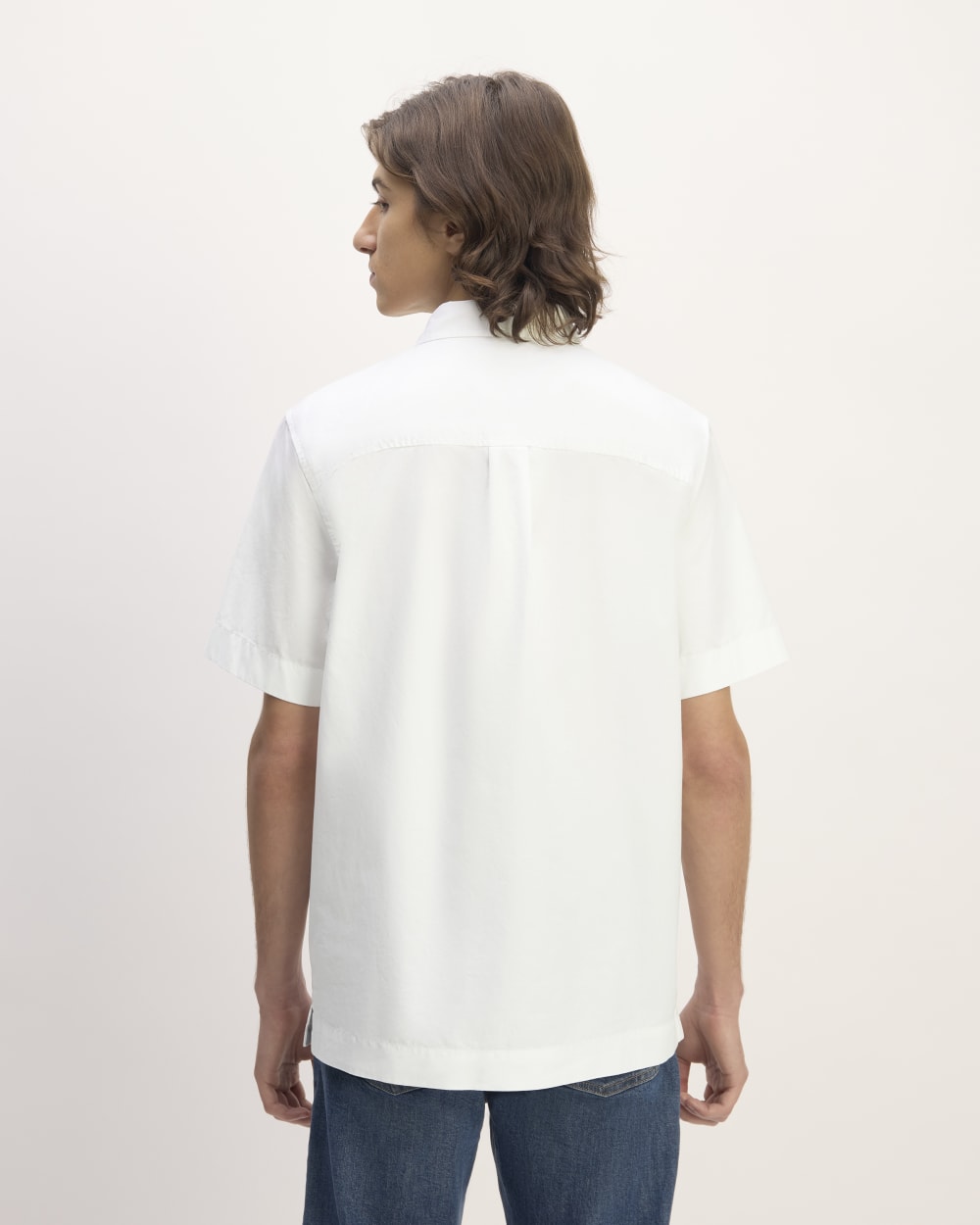 The Supima? Short-Sleeve Poplin Shirt | White - Image 6