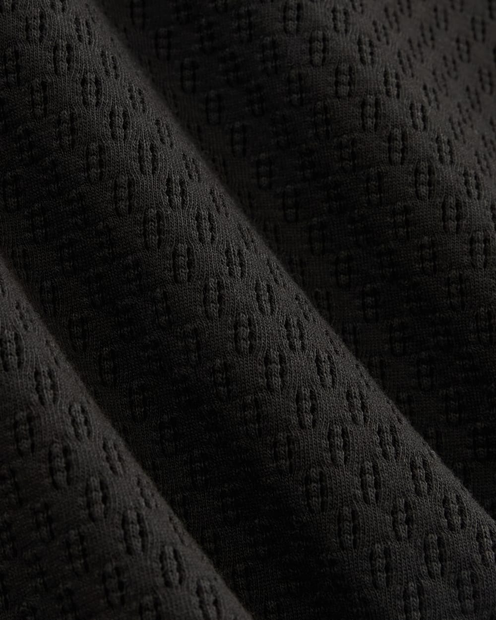 The Pointelle Scoop-Neck Top | Black - Image 6