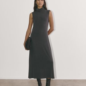 The Madison Dress in Butterknit | Black