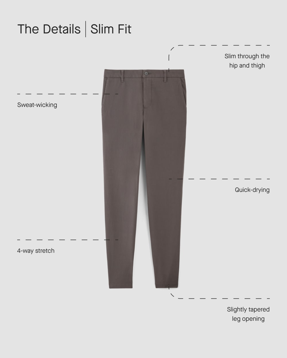 The Performance Chino | Uniform | Seagrass | Slim - Image 4