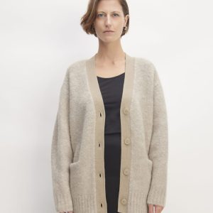 The SuperFuzz Alpaca Cardigan | Light Oat