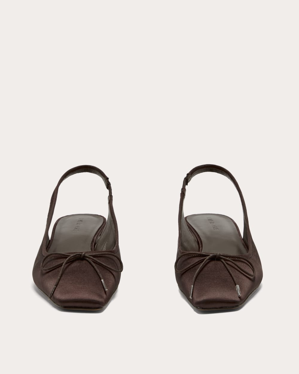 The Ballet Slingback Heel | Deep Brown Satin - Image 5