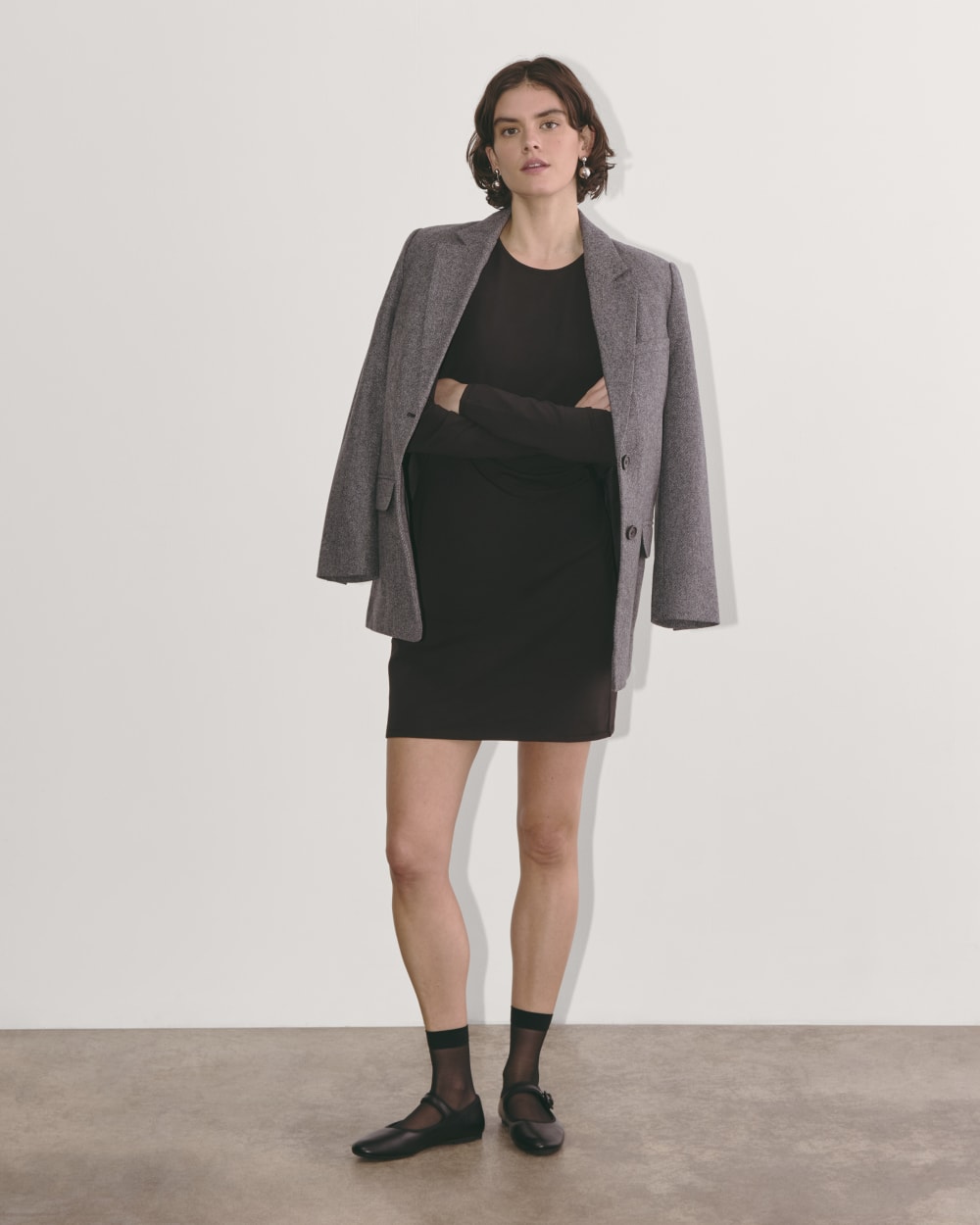 The Form Mini Dress | Black - Image 4