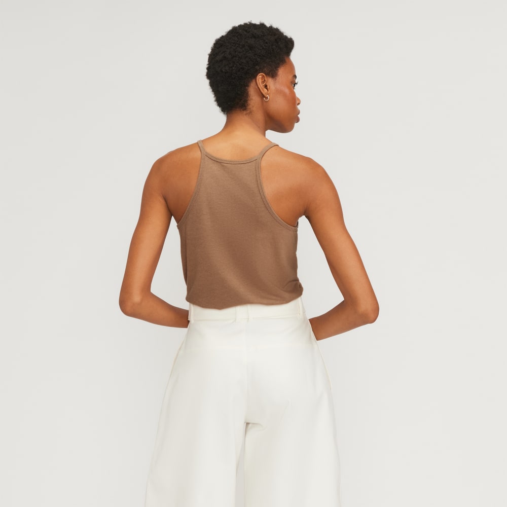 The Hemp Cutaway Tank | Carob Brown - Image 3