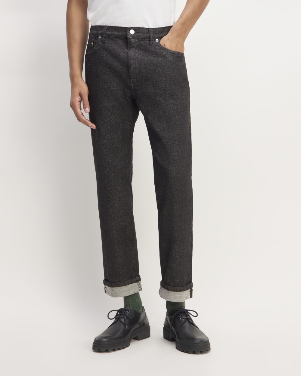 The Selvedge Straight Fit Jean | Black Rinse - Image 3