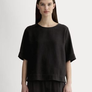 The Relaxed Tee in Buttersoft | Black