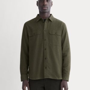 The Heavyweight Overshirt | Uniform | Heathered Green