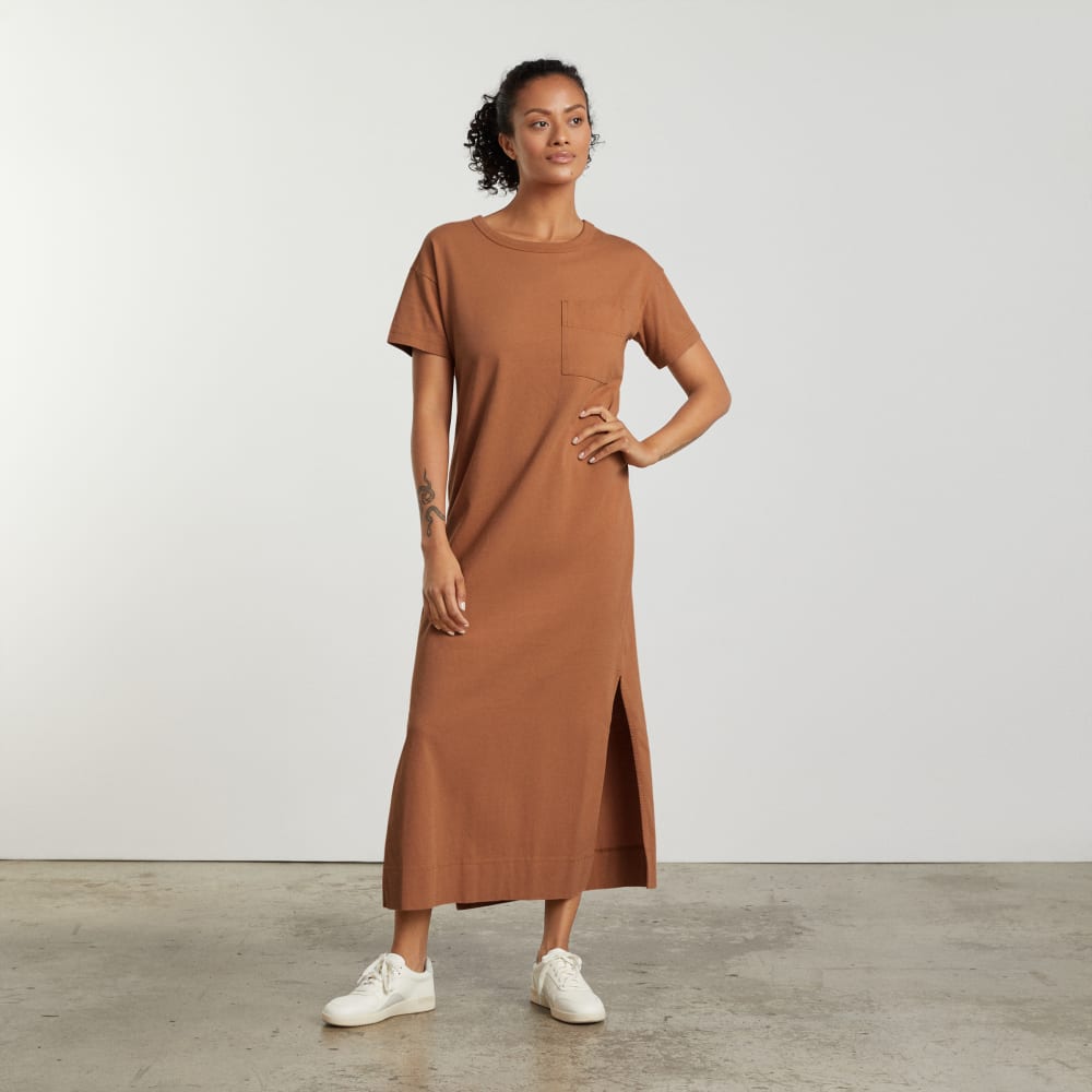 The Organic Weekend Maxi Dress | Tawny Brown - Image 2