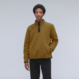 The ReNew Fleece Pullover | Tapenade