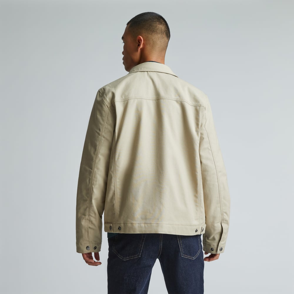 The Filled Canvas Jacket | Trench Coat Khaki - Image 3