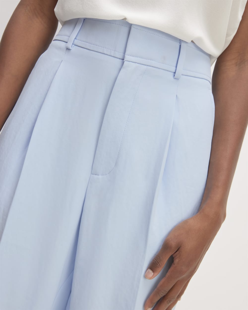 The Japanese GoWeave Way-High® Tapered Pant | Chambray Blue - Image 4