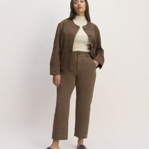 The Organic Straight-Leg Pant | Cocoa