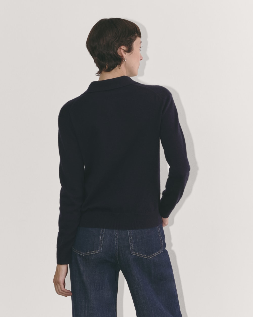 The Classic Polo in Cashmere | Navy - Image 4