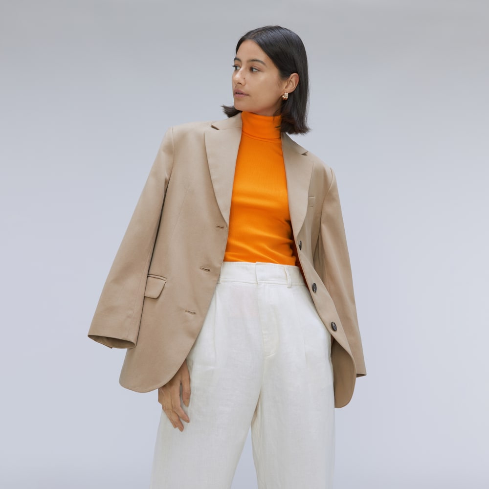 The Luxe Micro-Rib Turtleneck | Turmeric - Image 5