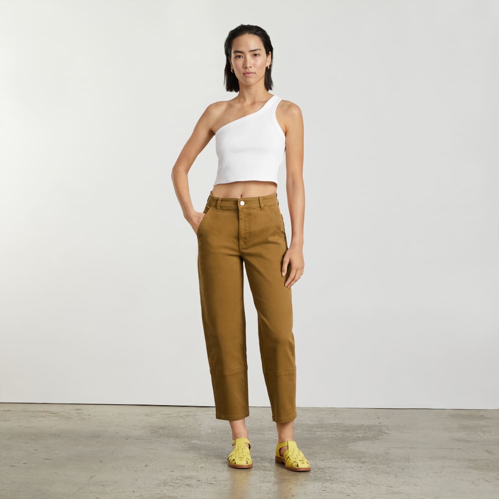 The Utility Barrel Pant | Golden Brown | Tall - Image 6
