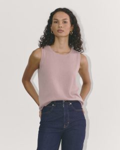 The Classic Tank in Cashmere | Dusty Rose