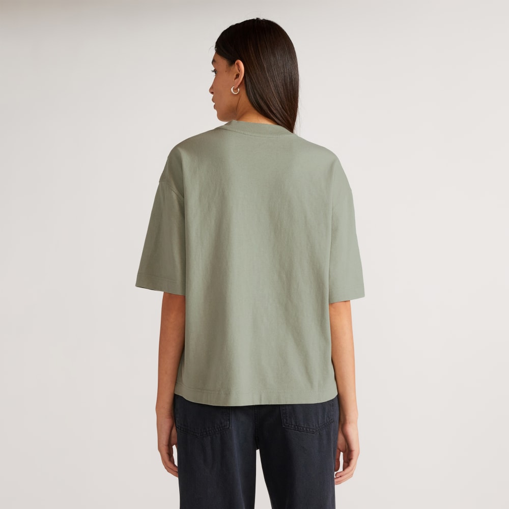 The Premium Weight Relaxed Tee | Seagrass - Image 4
