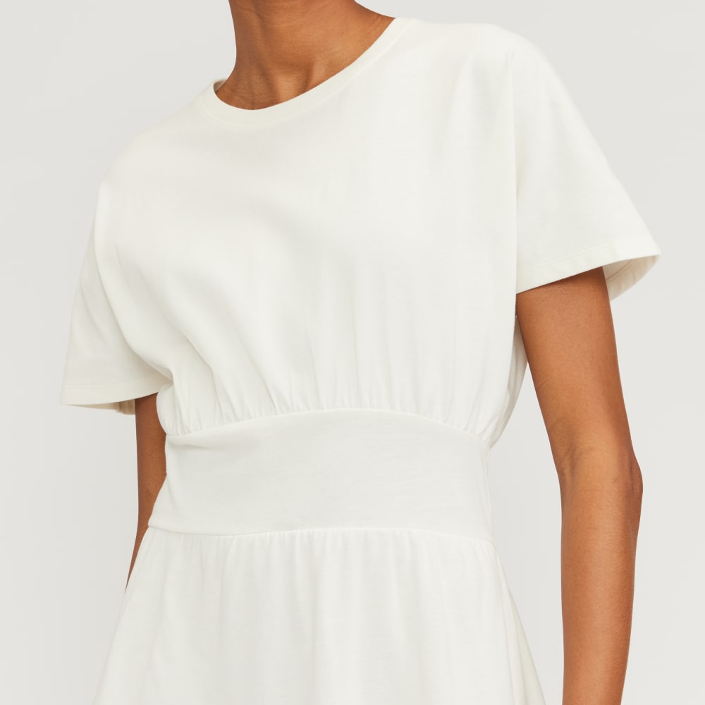 The Organic Cotton Waisted Dress | Canvas - Image 5