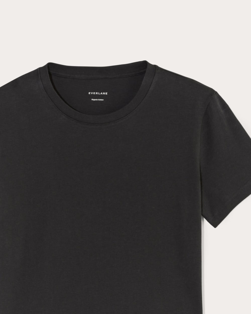 The Box-Cut Tee in Essential Cotton | Black | No Pocket - Image 5