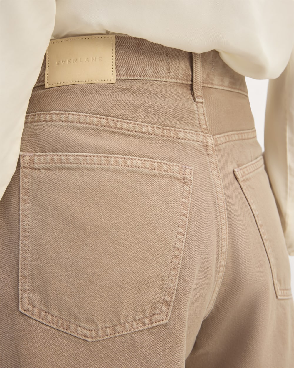 The A-Line Denim Short | Neutral Chanterelle - Image 5