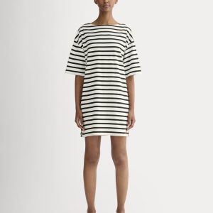 The Mariner Dress | Bone / Black