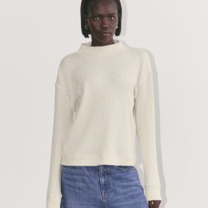 The Cozy Rib Funnel-Neck | Bone