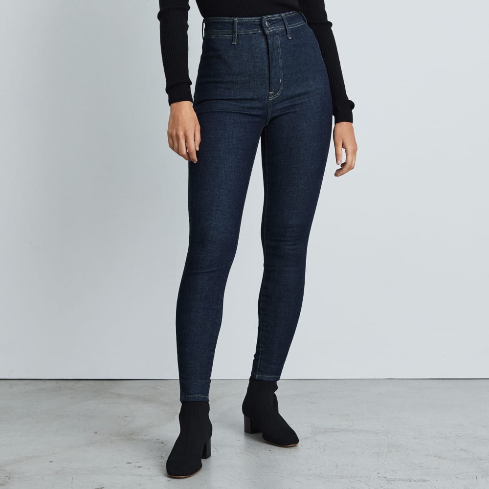 The Way-High® Clean Front Skinny Jean | Dark Indigo | 28.5 Inseam - Image 2